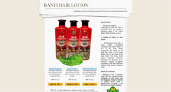 Desktop Screenshot of banfilotion.com